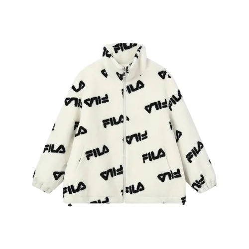 FILA Velvet Jackets Women's Ecru