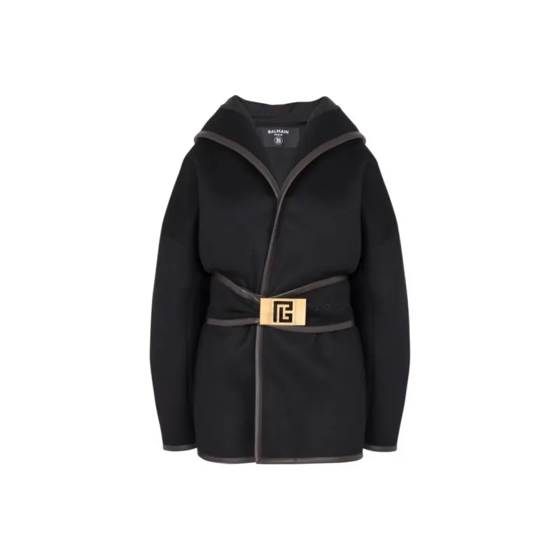 BALMAIN Coats Women's Black-0