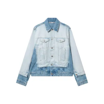 Stella McCartney Contrast Panel Denim Jacket