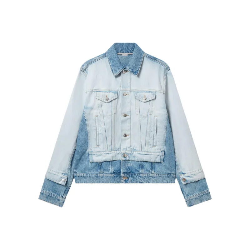 Stella McCartney Contrast Panel Denim Jacket-0