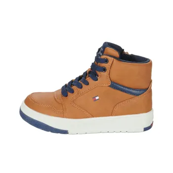Tommy Hilfiger High Top Skateboard Shoes Women's Brown