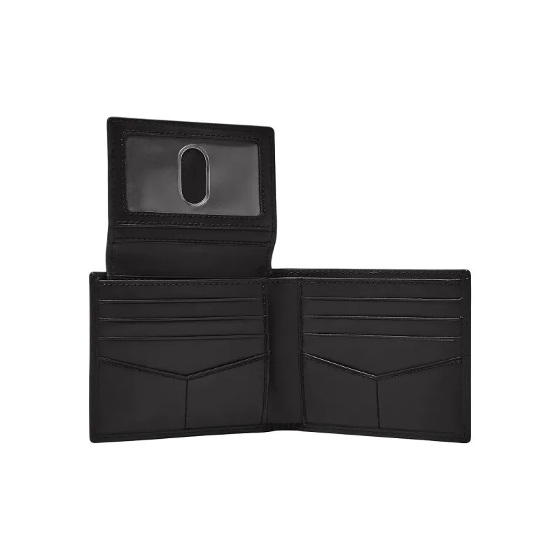 FOSSIL Leather Wallet Men's Black-3