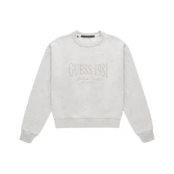 GUESS Sweatshirt Women's OTM Gray White