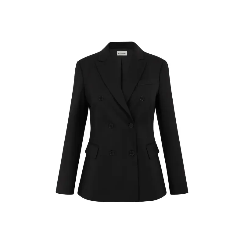 PAROSH FW24 Business Suit Coat Women's Black-0