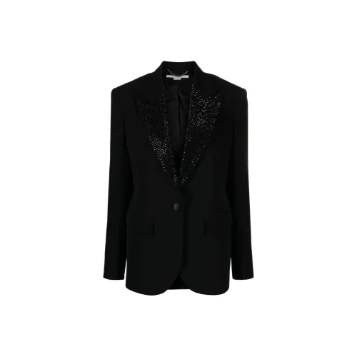 Stella McCartney Hotfix Single Breasted Embellished Blazer