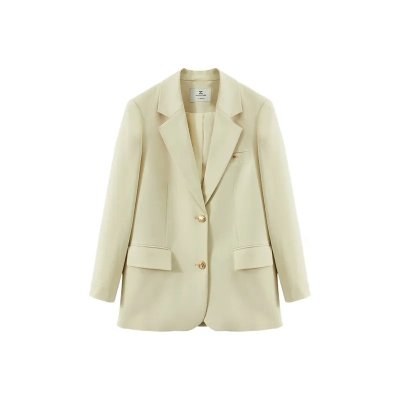 XIANGYING Business Suit Women's Yellow-0