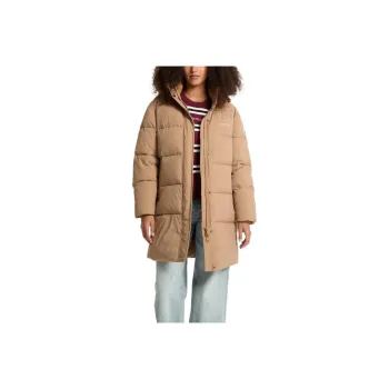GUESS Down Jacket Women's Beige Yellow