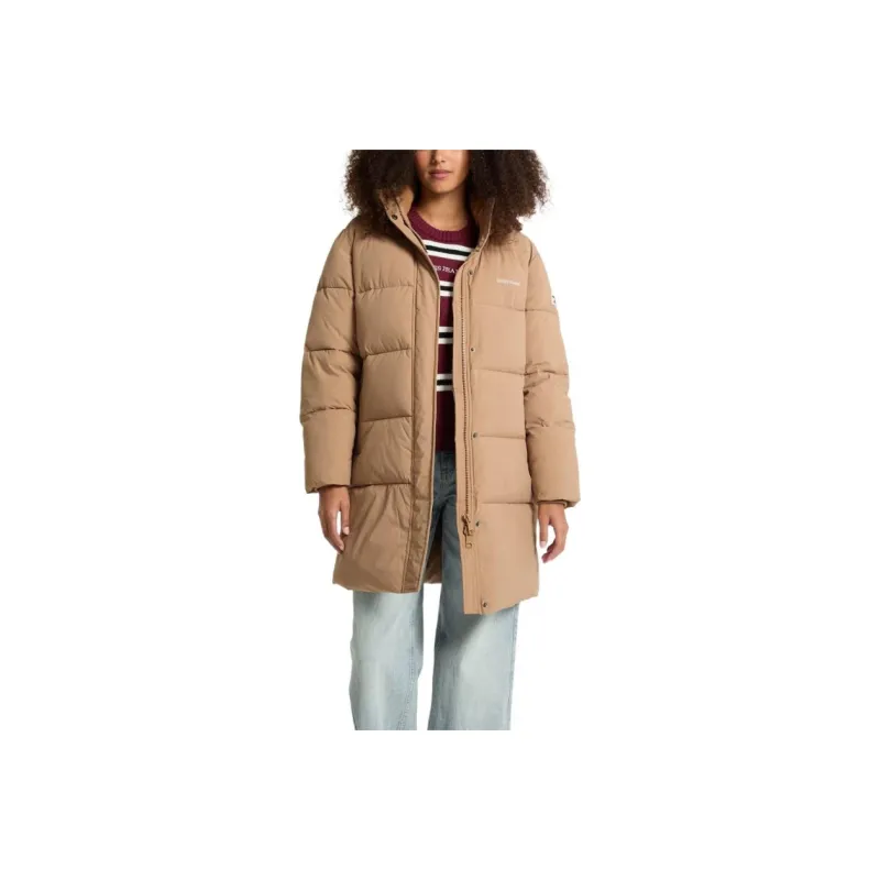 GUESS Down Jacket Women's Beige Yellow-0