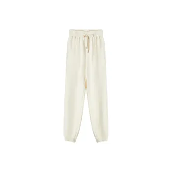 XIANGYING Casual Pants Women's Beige