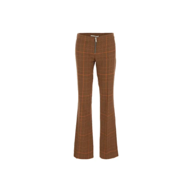 Stella McCartney Prince Of Wales Mid Rise Trousers-0