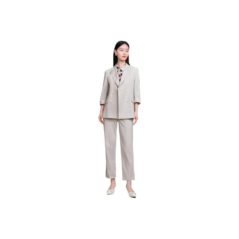 JZ. ANNAKRO Business Suit Women's Light Beige-0