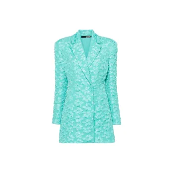 Rotate 3D Jacquard Mini Blazer Dress