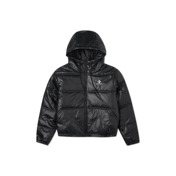 Converse Puffer Jacket Winter Women's Black-0