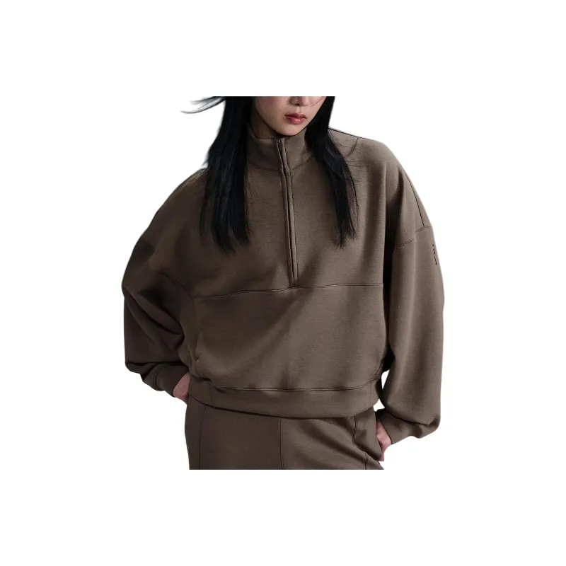 Nike 24.7 ImpossiblySoft Women's Dri FIT Oversized 1/2 Zip Top-0