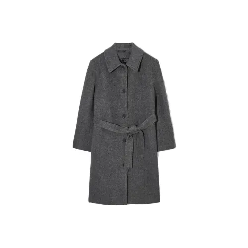 COS Coats Women's Dark Gray