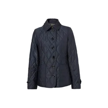 Burberry Puffer Jacket Women's Dark Blue