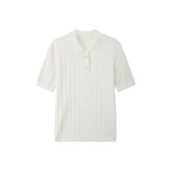 INSUN Knitwear Women's Raw White