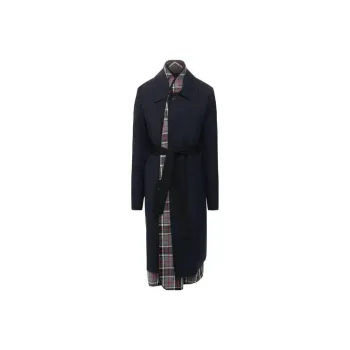 Balenciaga Trench Coat Women's Blue