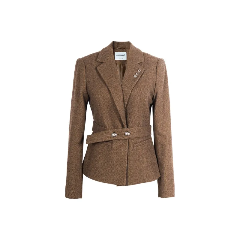 MISSSHINE Cropped Coats Women's-3