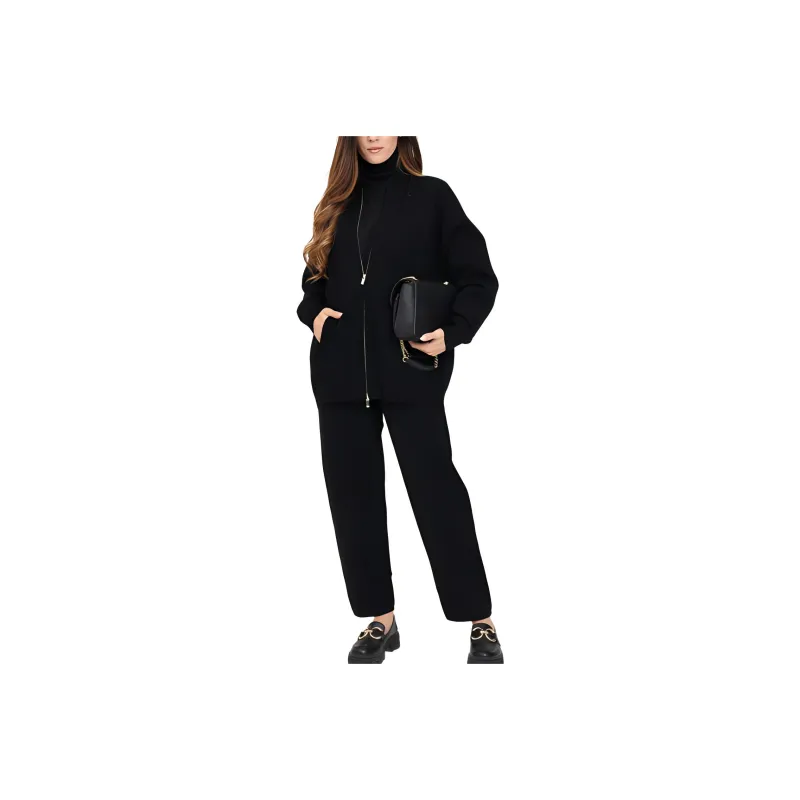 MaxMara High Waisted Straight Leg Trousers-2