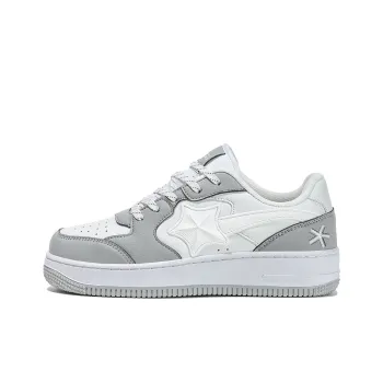 MONSTER X BASES Low Top Skateboard Shoes Unisex Smoke Gray