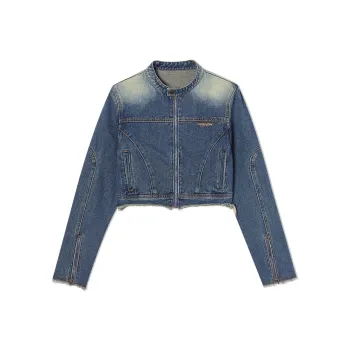 EPTISON WOMAN Denim Jackets Women's Denim Blue