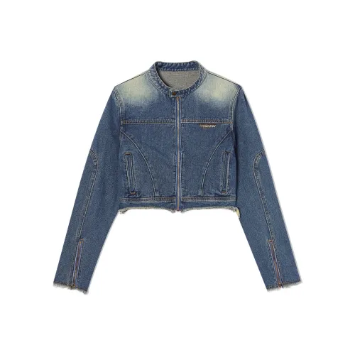 EPTISON WOMAN Denim Jackets Women's Denim Blue