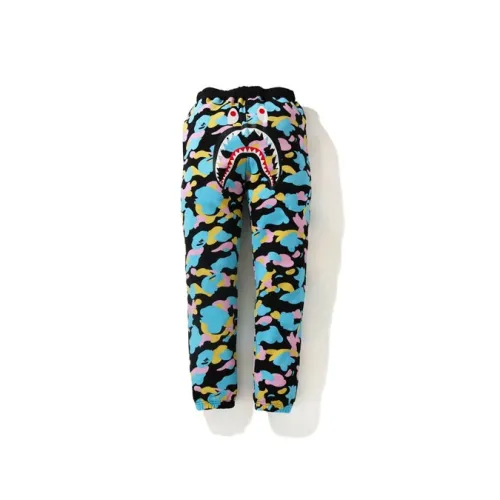 A BATHING APE Shark Series Knitted Sweatpants Women's