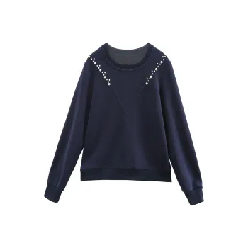A Paradise For Awakening Sweatshirt Women's Navy Blue