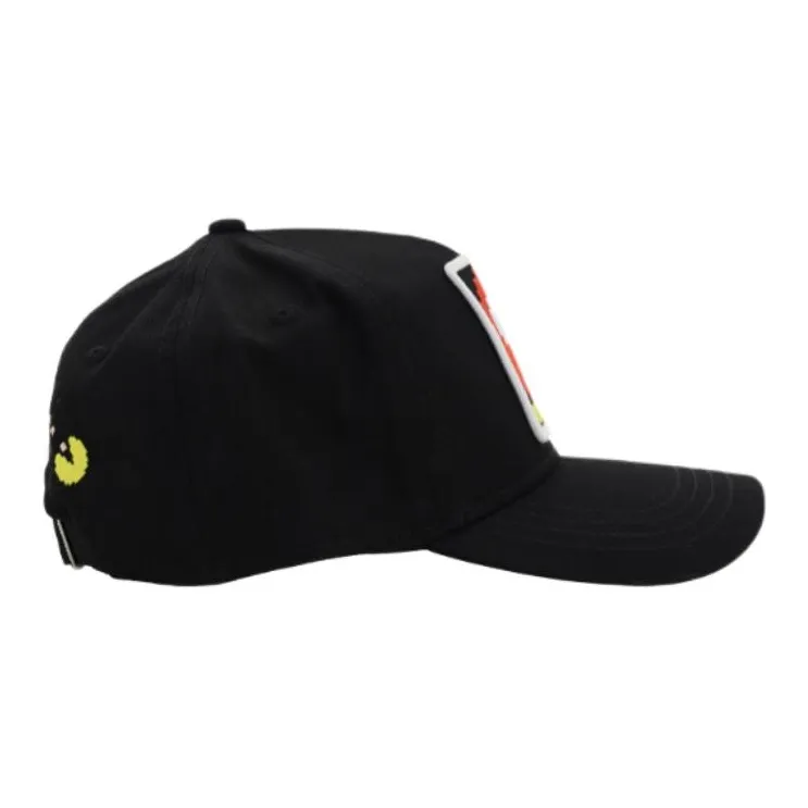 Dsquared2 X Pac Man Logo Embroidered Baseball Cap-2