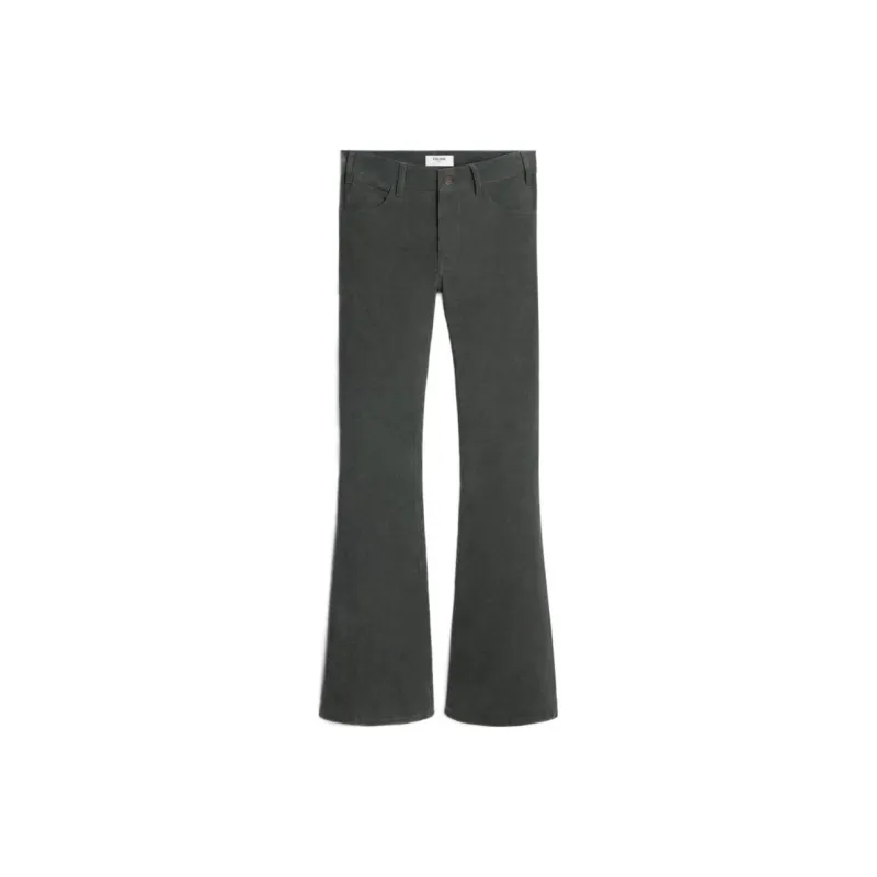 CELINE SS24 Casual Pants Women's Gray-0