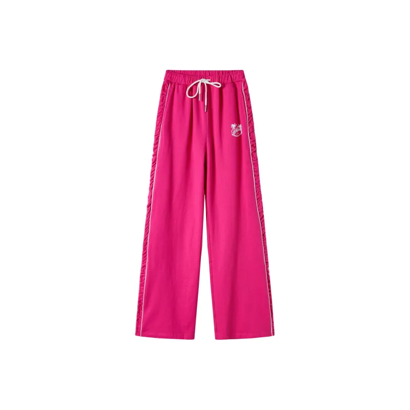 BETTERSAY Casual Pants Women's Fuchsia-0