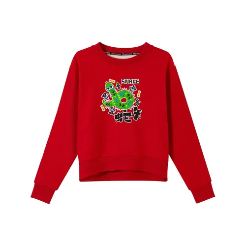 Oudifu Sweatshirts Women's Red