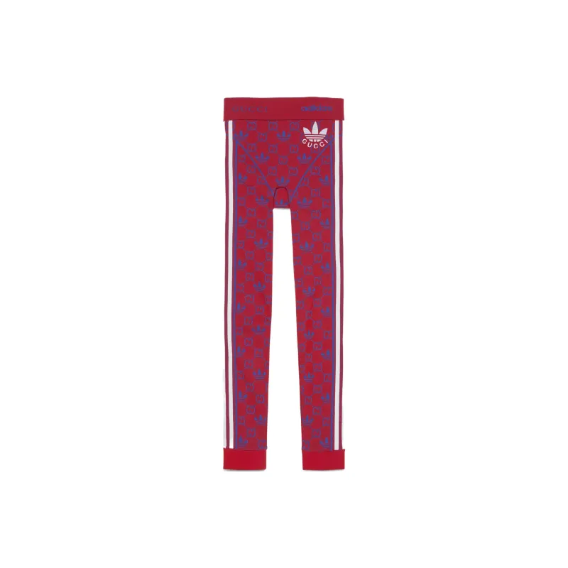Adidas Originals X GUCCI Knitted Sweatpants Women's Red-0