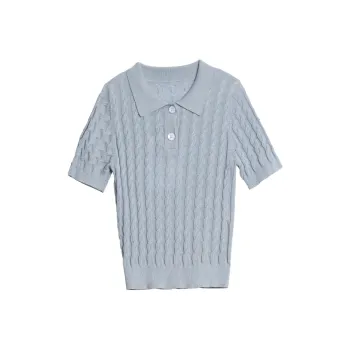 Mambe Knitwear Women's Gray Blue