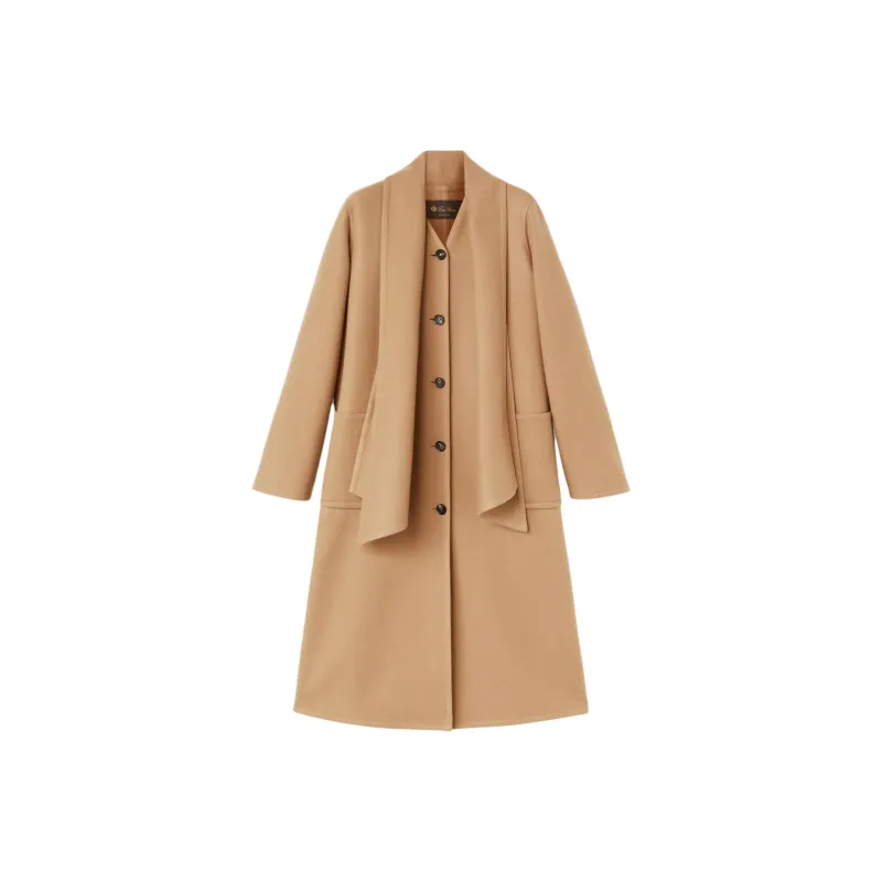 Loro Piana FW24 Coats Women's Light Umber-0