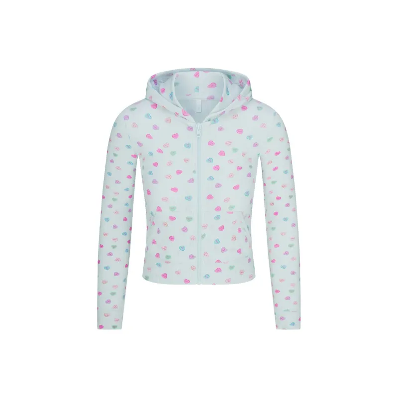 Skims Valentine's Day Collection Sweatshirts Women's CLOUD CANDY HEART PRINT/Cloud Candy Heart Print-0