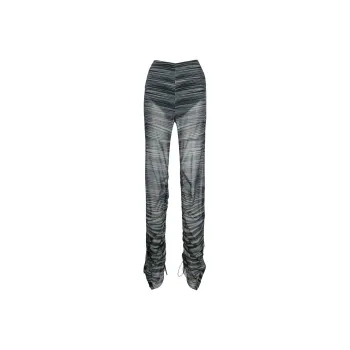 DION LEE Striped Semi-sheer Trousers