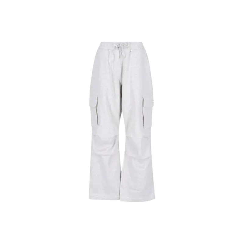 COPERNI Fleece Wide Leg Cargo Pants 'Pale Grey'-0