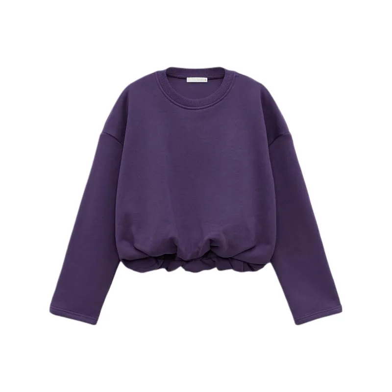 ZARA Sweatshirts Women's Purple-0
