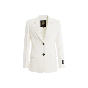 BESIONIA Business Suit Coat Women's White