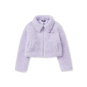 Nerdy Velvet Jackets Women's Light Purple