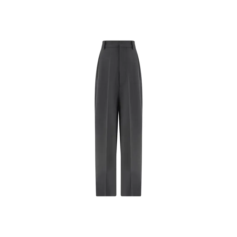 MM6 Maison Margiela Pleat Tailored Trousers-0