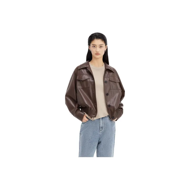 Broadcast Leather Jacket Women's-0