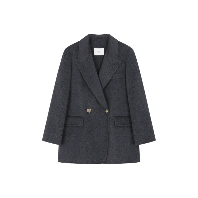 Mo Han Yi Mei Coat Women's Carbon Gray-0
