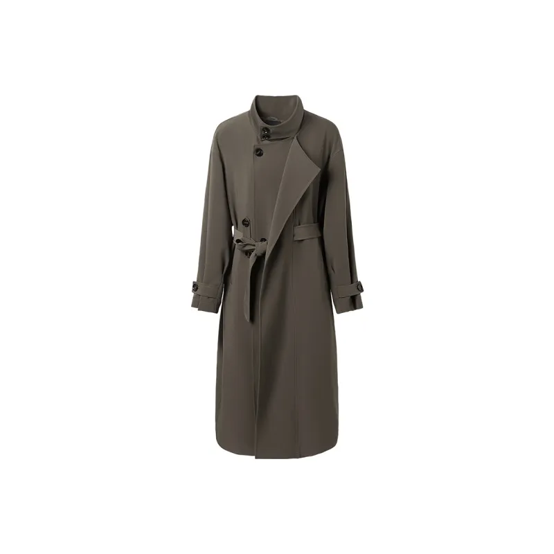 MEETLADY Trench Coats Women's-0
