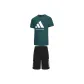 Clothing Set (Green Short-Sleeved Shirt+Black Shorts)