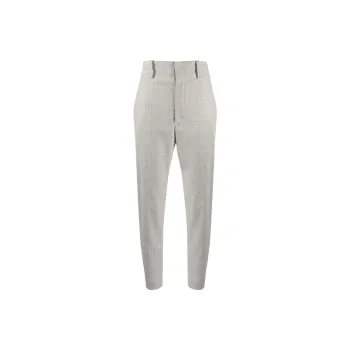 ISABEL MARANT ETOILE Checkered Tailored Trousers