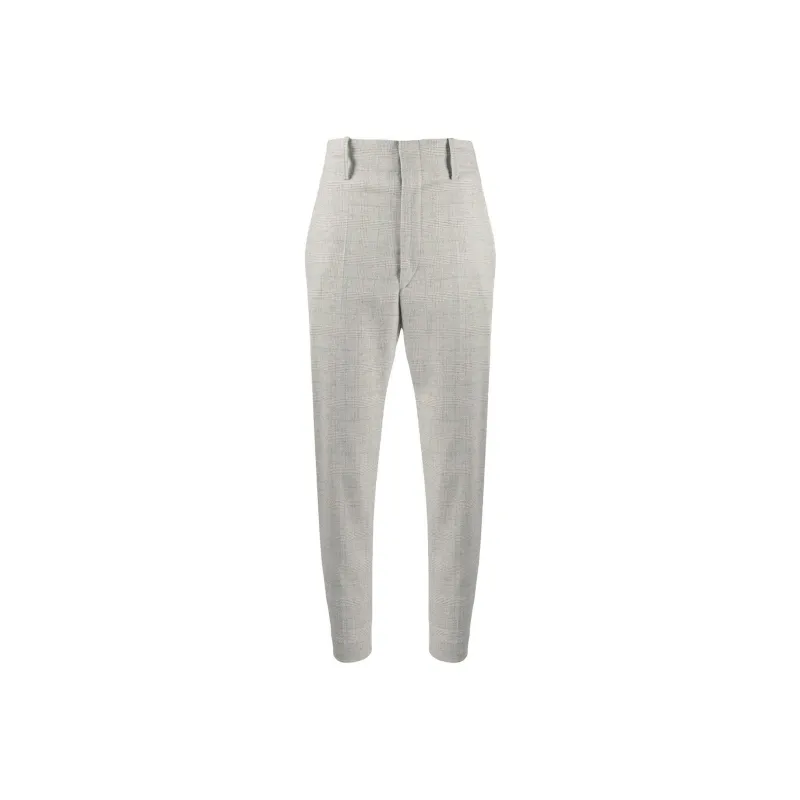 ISABEL MARANT ETOILE Checkered Tailored Trousers-0