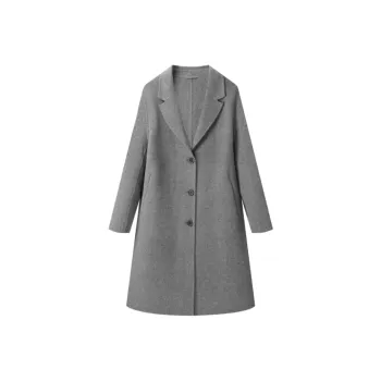 HLA ZACZENG Collaboration Coats Women's Medium Gray Y4